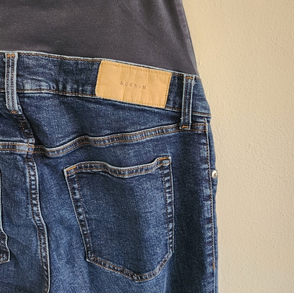H&M 99% Cotton Maternity Jeans Medium - Picture 6 of 9